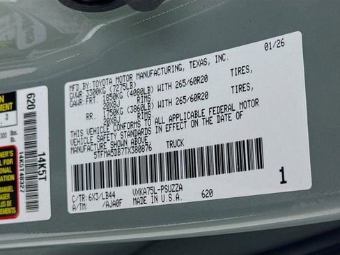 New 2026 Toyota Tundra 1794 Edition image 32