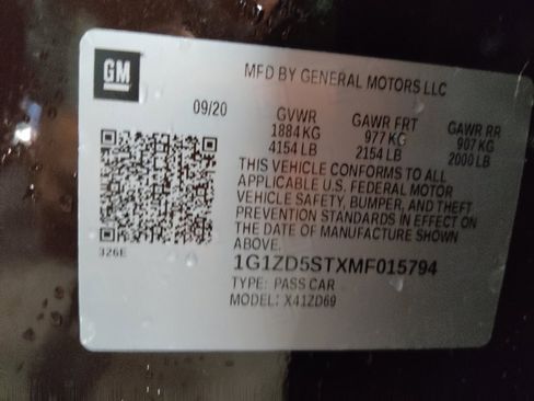 Used 2021 Chevrolet Malibu LT FWD image 33