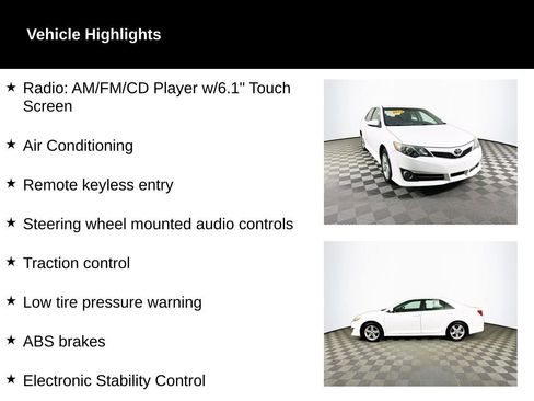 Used 2013 Toyota Camry SE image 2
