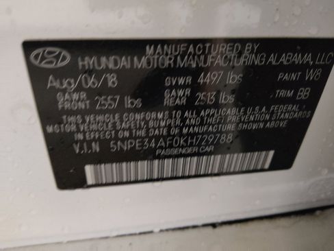 Used 2019 Hyundai Sonata SEL w/ Tech Package 02 FWD image 33