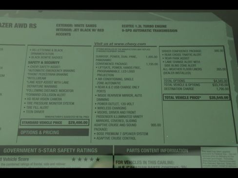 New 2026 Chevrolet TrailBlazer RS w/ Convenience Package image 24