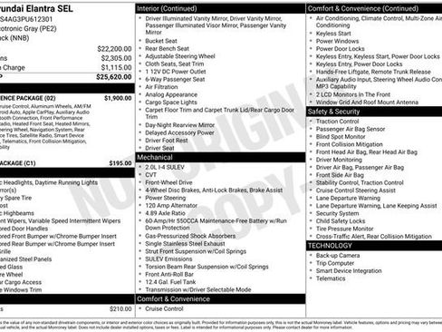 Used 2023 Hyundai Elantra SEL w/ Convenience Package FWD image 37