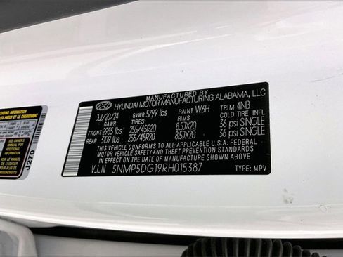 Certified 2024 Hyundai Santa Fe Calligraphy image 33