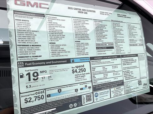 New 2025 GMC Canyon Elevation w/ Convenience Package image 21