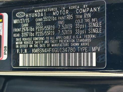 Used 2016 Hyundai Santa Fe SE w/ Option Group 02 FWD image 30