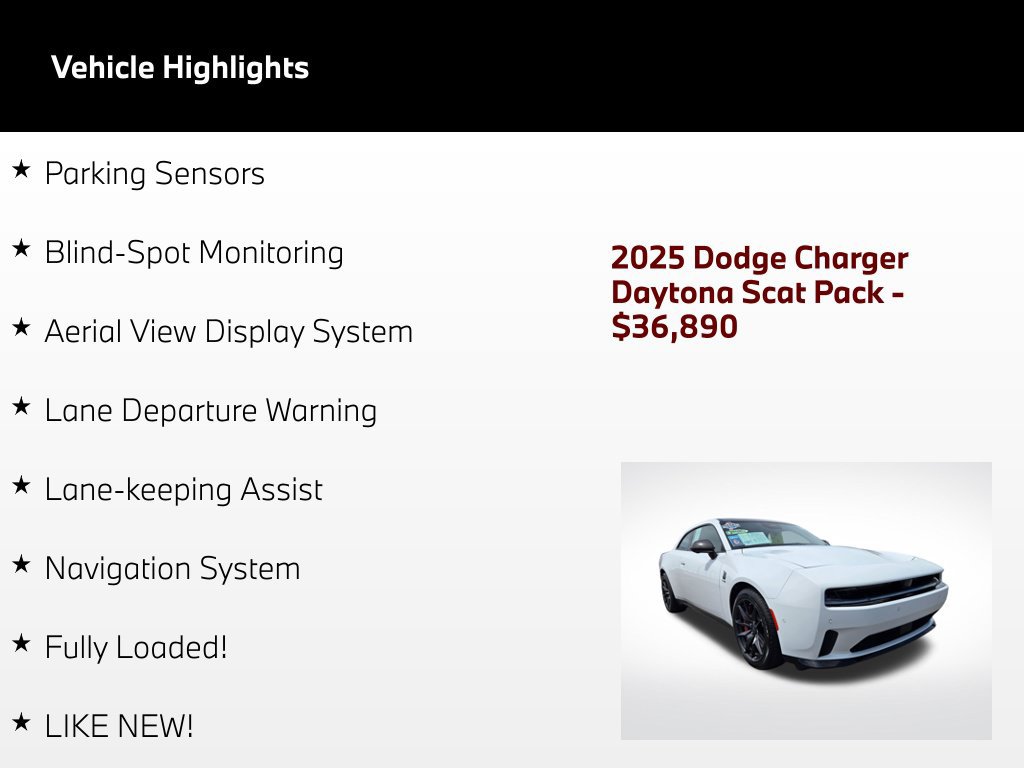 Used 2025 Dodge Charger Daytona Scat Pack w/ Track Pack AWD/4WD image 56