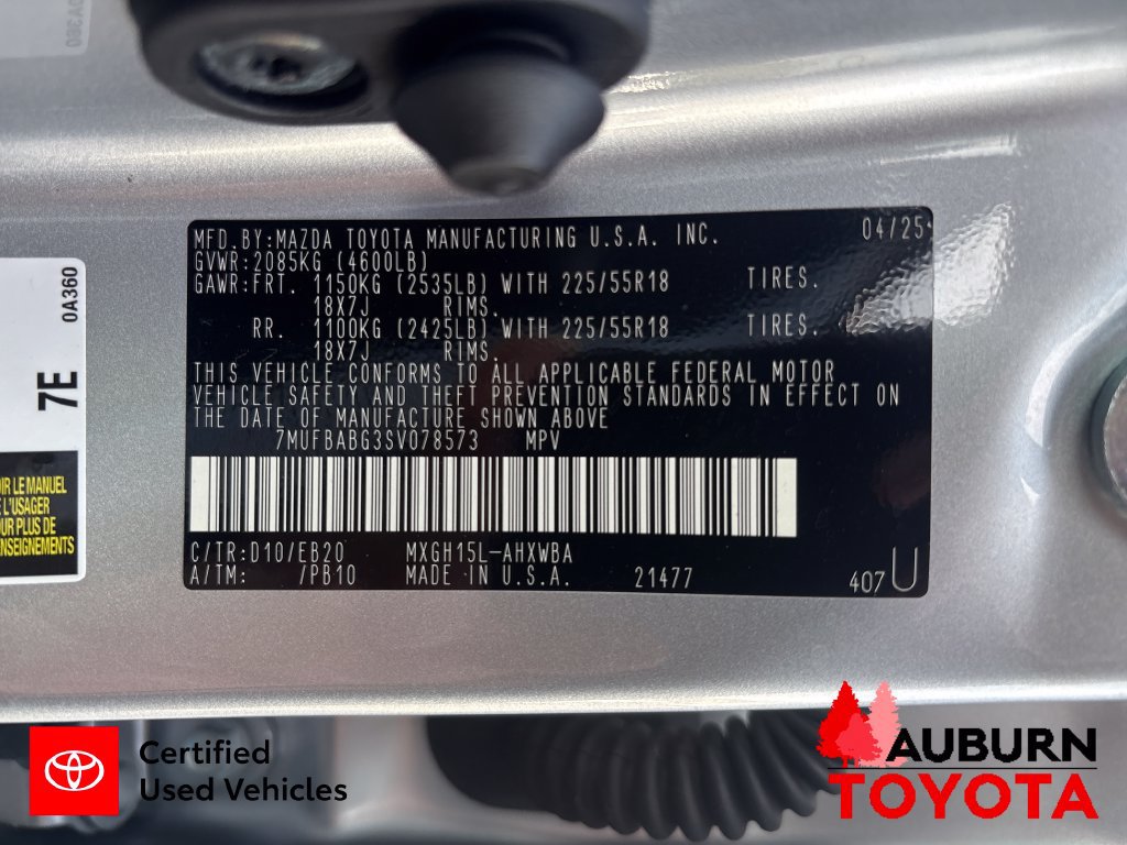 Certified 2025 Toyota Corolla Cross AWD Hybrid w/ Convenience Package image 28