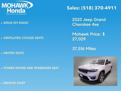 Used 2023 Jeep Grand Cherokee 4WD 4xe w/ Luxury Tech Group II image 14