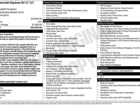 New 2026 Chevrolet Equinox EV LT image 5