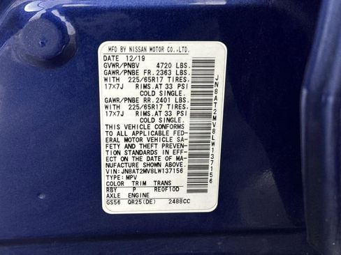 Used 2020 Nissan Rogue SV image 31