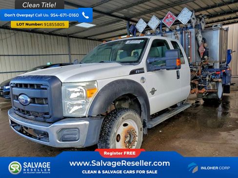 Used 2011 Ford F550 4x4 SuperCab Super Duty w/ PWR Equipment Group image 1