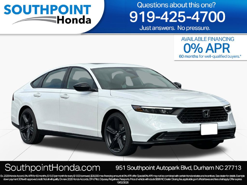 New 2026 Honda Accord Sport image 1