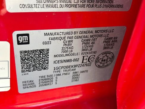 Used 2023 Chevrolet Silverado 1500 Custom image 17