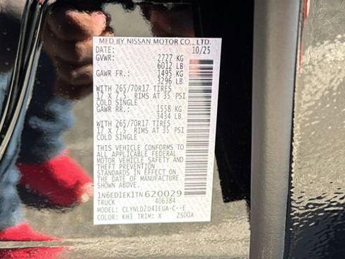 New 2026 Nissan Frontier PRO-4X image 30