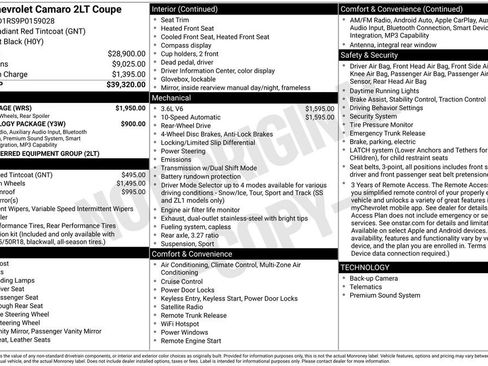 Used 2023 Chevrolet Camaro LT w/ RS Package image 27