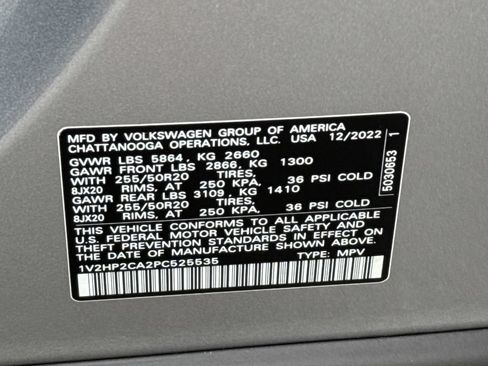 Used 2023 Volkswagen Atlas SE AWD/4WD image 26