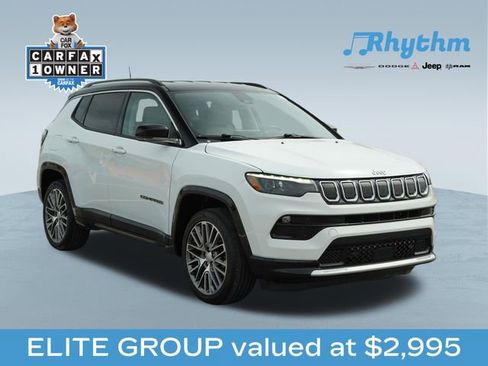 Used 2022 Jeep Compass Limited w/ Elite Group AWD/4WD image 1