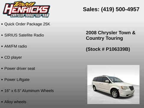 Used 2008 Chrysler Town & Country Touring FWD image 12