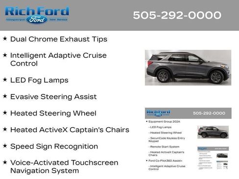 Certified 2024 Ford Explorer XLT w/ Equipment Group 202A RWD image 54