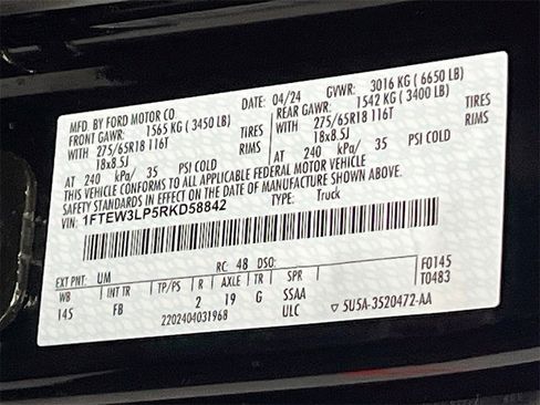 Used 2024 Ford F150 XLT w/ Equipment Group 302A MID image 31