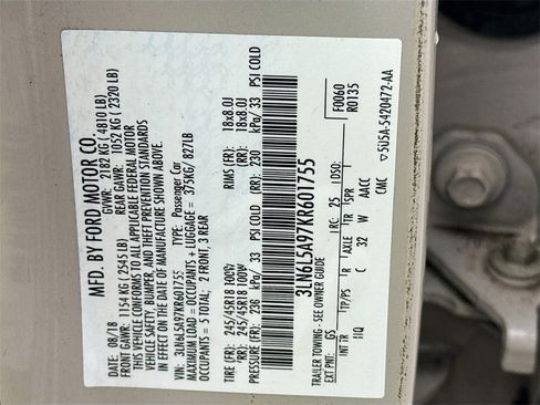 Used 2019 Lincoln MKZ Premiere image 34