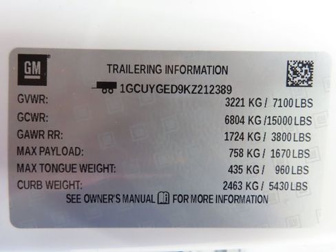 Used 2019 Chevrolet Silverado 1500 LTZ w/ LTZ Plus Package image 70