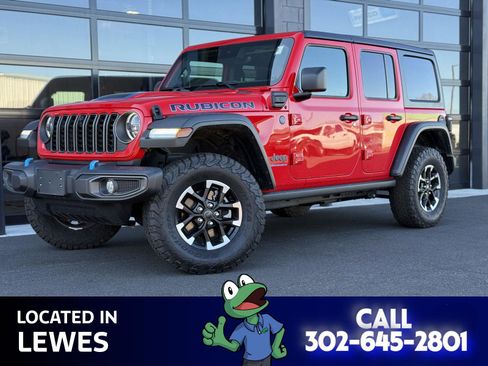 Used 2024 Jeep Wrangler Unlimited Rubicon 4xe w/ Technology Group image 1