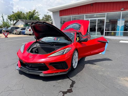 Used 2020 Chevrolet Corvette Stingray Coupe w/ Engine Appearance Package RWD image 47