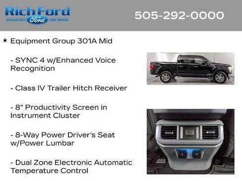 Certified 2023 Ford F150 XLT w/ Equipment Group 301A Mid AWD/4WD image 11