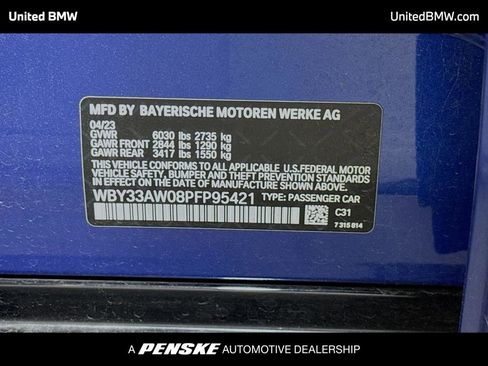 Used 2023 BMW i4 M50 AWD/4WD image 15