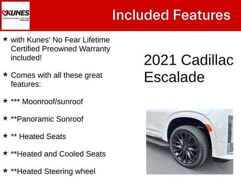 Used 2021 Cadillac Escalade Premium Luxury AWD/4WD image 4