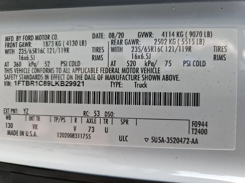 Used 2020 Ford Transit 250 Medium Roof image 48