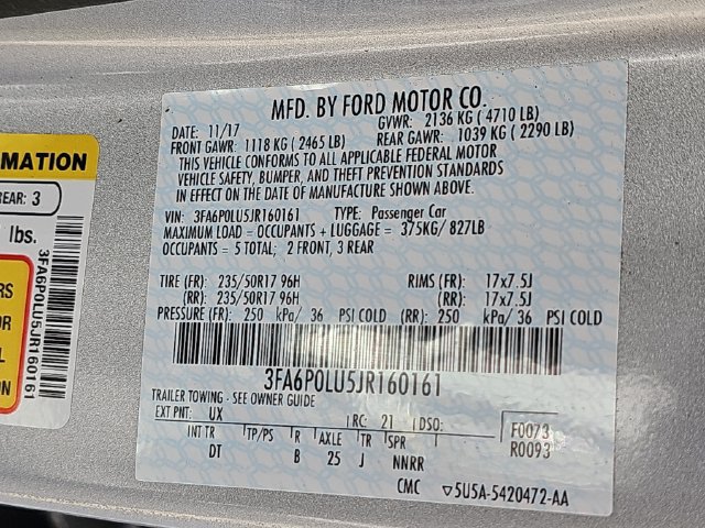 Used 2018 Ford Fusion SE FWD image 36