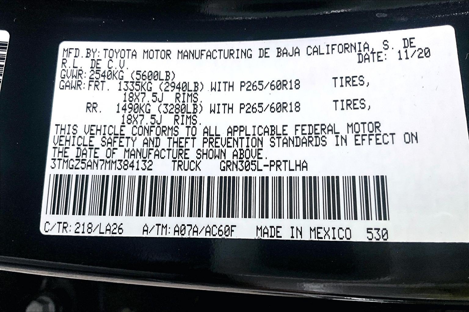 Used 2021 Toyota Tacoma Limited w/ Nightshade Package AWD/4WD image 37