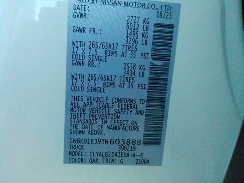 New 2026 Nissan Frontier SV w/ Tow Package image 46