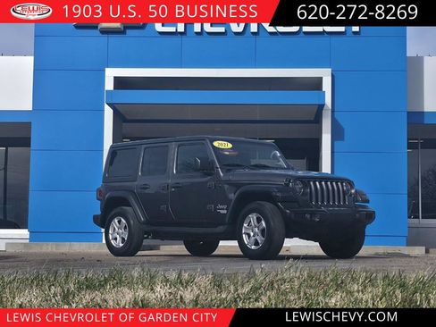 Used 2021 Jeep Wrangler Unlimited Sport image 1