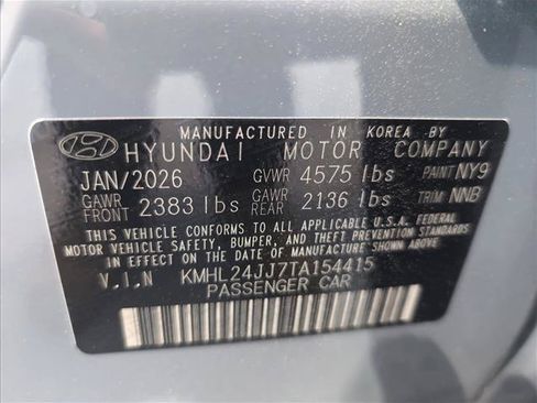 New 2026 Hyundai Sonata Blue FWD image 20