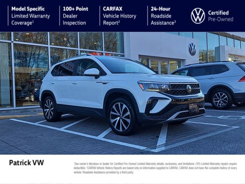 Certified 2023 Volkswagen Taos SE w/ Panoramic Sunroof Package image 1
