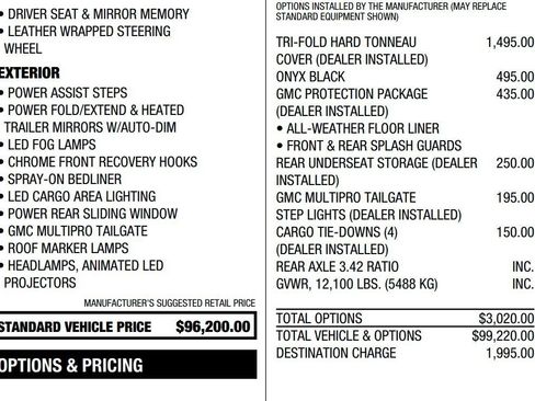 Certified 2025 GMC Sierra 3500 Denali Ultimate w/ LPO, GMC Protection Package AWD/4WD image 2