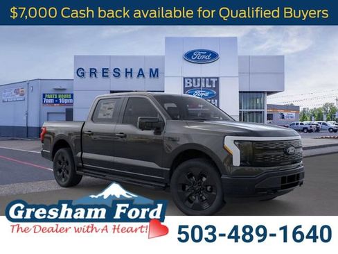 New 2025 Ford F150 Lightning Platinum w/ Dark Elements Package image 7
