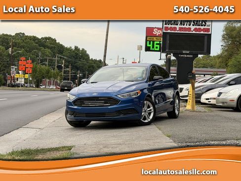 Used 2018 Ford Fusion SE w/ Fusion SE Technology Package FWD image 1
