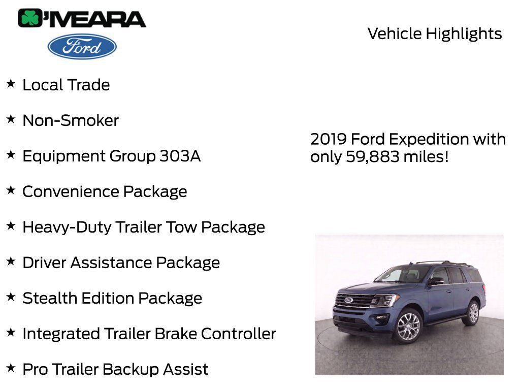 Used 2019 Ford Expedition Limited w/ Equipment Group 303A AWD/4WD image 8