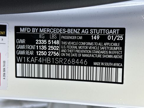 Certified 2025 Mercedes-Benz C 300 4MATIC Sedan image 37