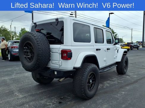 Used 2021 Jeep Wrangler Unlimited Sahara w/ LED Lighting Group AWD/4WD image 13