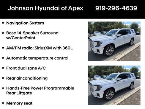 Used 2022 GMC Yukon Denali AWD/4WD image 3