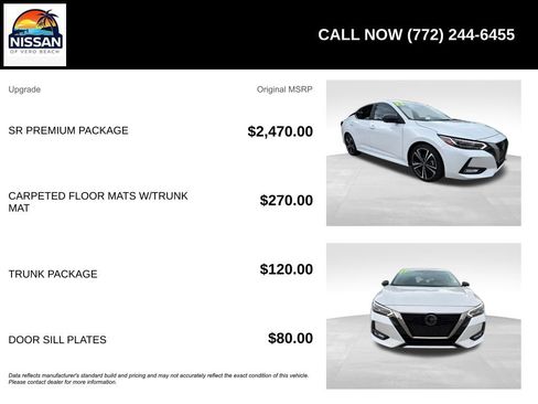 Used 2023 Nissan Sentra SR w/ SR Premium Package FWD image 6