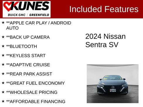 Used 2024 Nissan Sentra SV FWD image 2