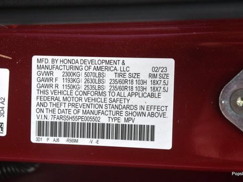 Certified 2023 Honda CR-V Sport image 20