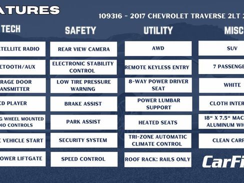 Used 2017 Chevrolet Traverse LT image 31