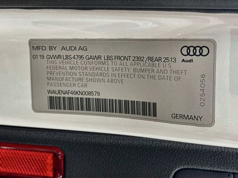 Used 2019 Audi A4 2.0T Premium Plus w/ Premium Plus Package AWD/4WD image 35
